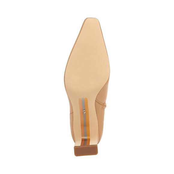 Sam Edelman Sylvia Snip-Toe Knee-High Leather Dress Boots (Luxe Tan) Size 6.5Med - Picture 6 of 9